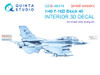 QTSQDS48419 1:48 Quinta Studio Interior 3D Decal - F-16D Falcon Block 40 (KIN kit) Small Version