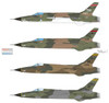 CARCD72144 1:72 Caracal Models Decals - F-105B F-105D Thunderchief USAF