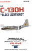 CARCD72146 1:72 Caracal Models Decals - C-130H Herrcules 'Black Lightning' CT ANG 100th Anniversary Scheme