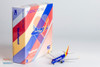 NGM77042 1:400 NG Model Soutwest Airlines B737-700(W) Reg #N221WN Heart Livery (pre-painted/pre-built)