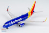 NGM77043 1:400 NG Model Soutwest Airlines B737-700(W) Reg #N221WN Heart Livery with Mismatched Winglet (pre-painted/pre-built)