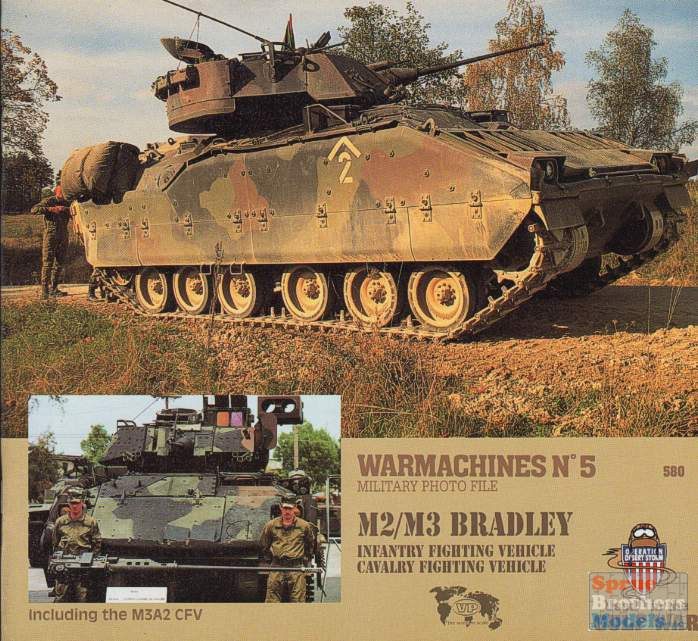 VER0580 Verlinden War Machines Book 5 M2 M3 Bradley IFV CFV Sprue ver0580-verlinden-war-machines-book-5-m2-m3-bradley-ifv-cfv-sprue