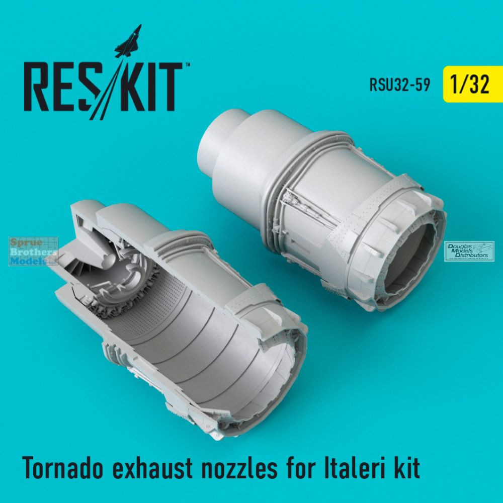 RESRSU320059U 132 ResKit Tornado Exhaust Nozzles (ITA kit) Sprue