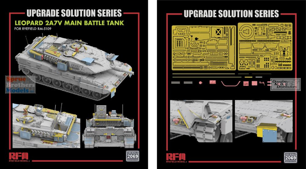 RFMRM2069 1:35 Rye Field Model Leopard 2A7V Upgrade Set (RFM kit