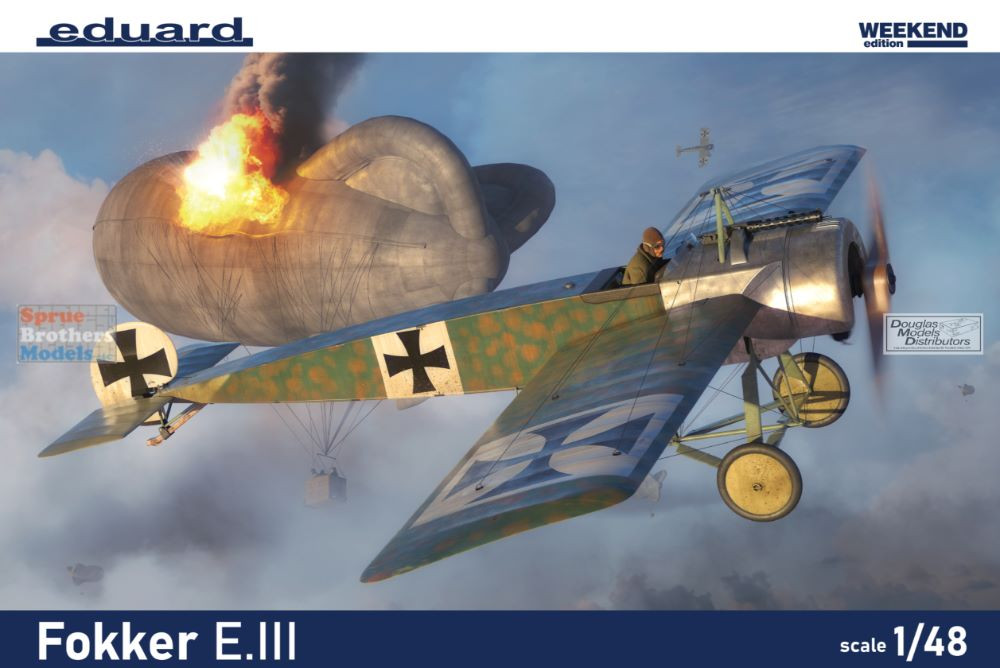 EDU08419 1:48 Eduard Fokker E.III Weekend Edition - Sprue Brothers