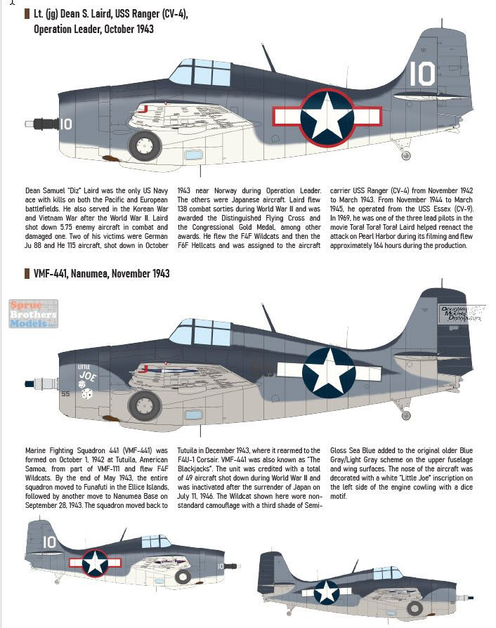 EDU82203 1:48 Eduard F4F-4 Wildcat Late ProfiPACK - Sprue Brothers