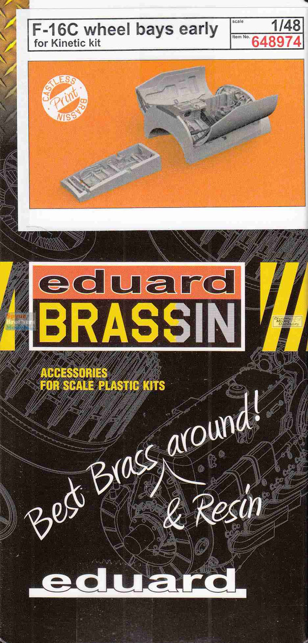 EDU648974 1:48 Eduard Brassin Print - F-16C Falcon Early Wheel