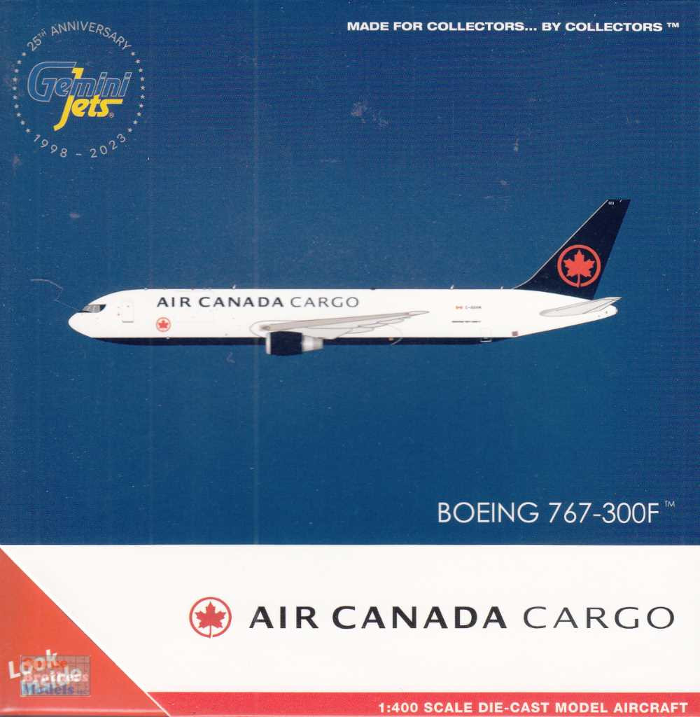 GEMGJ2240 1:400 Gemini Jets Air Canada Cargo B767-300ERF Red #C
