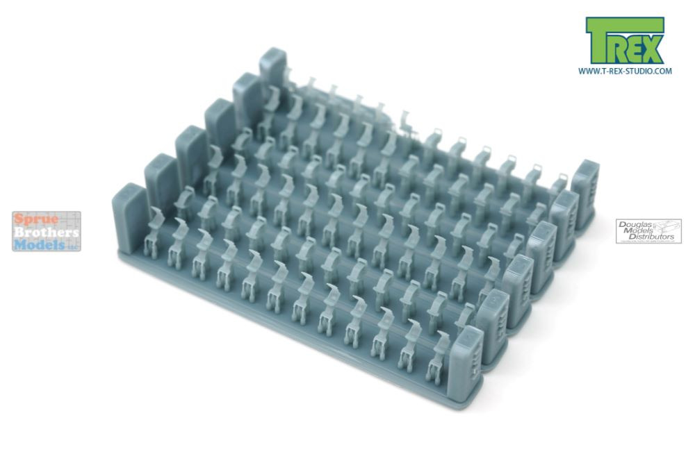 TRXTR35137 1:35 TRex - Opened Clamps for WW2 German Panzer Type 1
