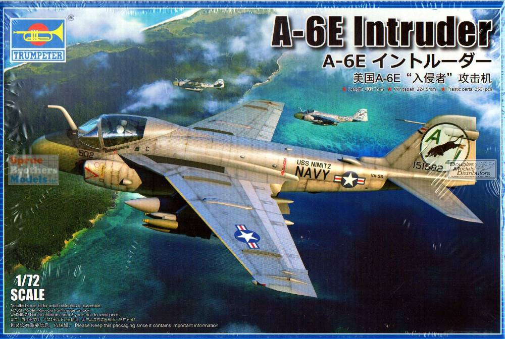 TRP01641 1:72 Trumpeter A-6E Intruder - Sprue Brothers Models LLC