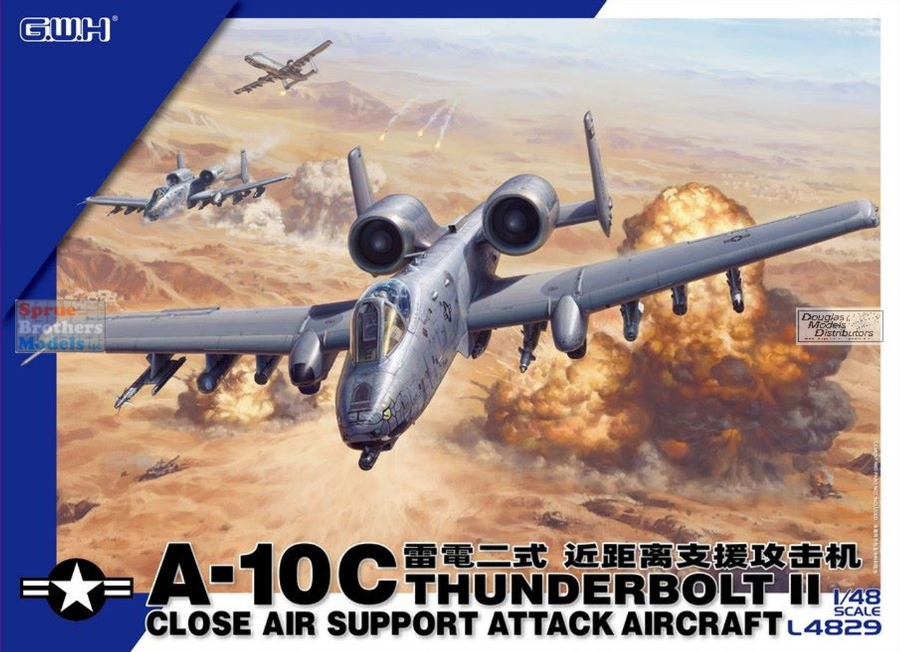 A-10 Thunderbolt II 1/48スケールモデル ALL NEW! A-10C Thunderbolt II Warthog 1/48 Scale Model Kit