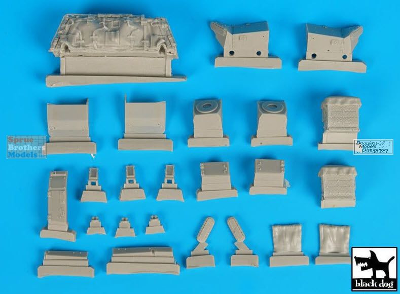 BLDT35129T 1:35 Black Dog Merkava IV Trophy System + Basket