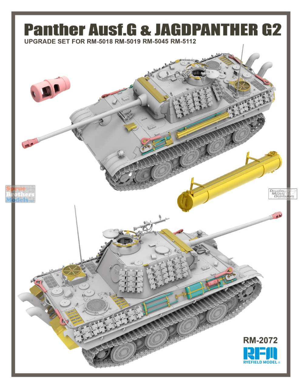 RFMRM2072 1:35 Rye Field Model Panther Ausf.G Upgrade Set