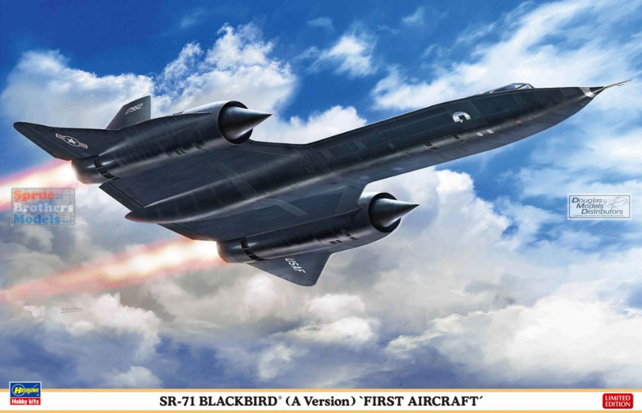 HAS02464 1:72 Hasegawa SR-71A Blackbird 'First Aircraft