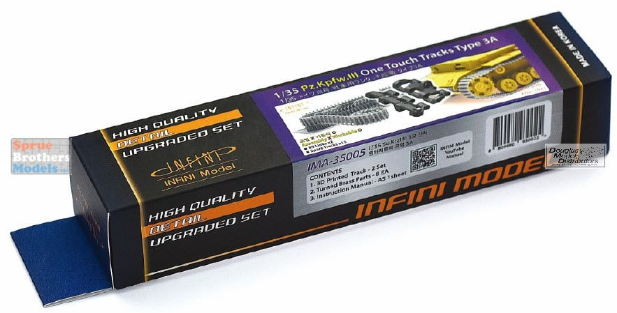 INFIMA35005 1:35 Infini Model Panzer III One Touch Tracks Type 3A
