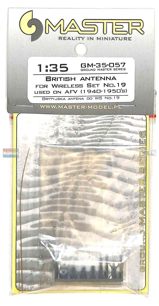 MASGM35057 1:35 Master Model British Antenna (for Wireless Set No