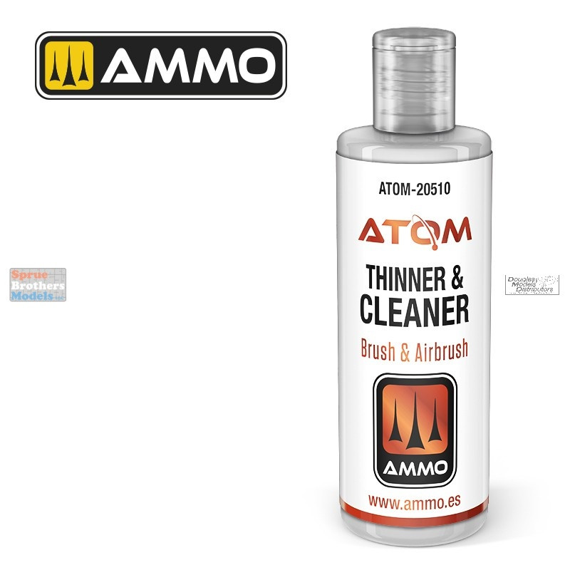 AMMAT20510 AMMO by Mig ATOM Acrylic Paint - Cleaner & Thinner