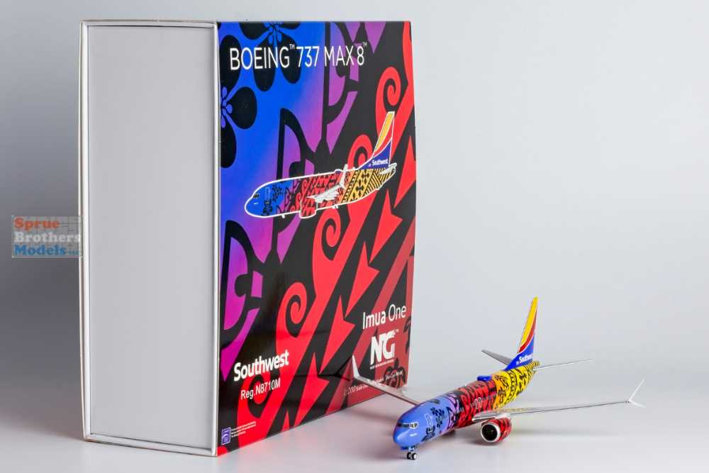 NGM92001 1:200 NG Model Southwest Airlnes B737 Max 8 Reg #N8710M