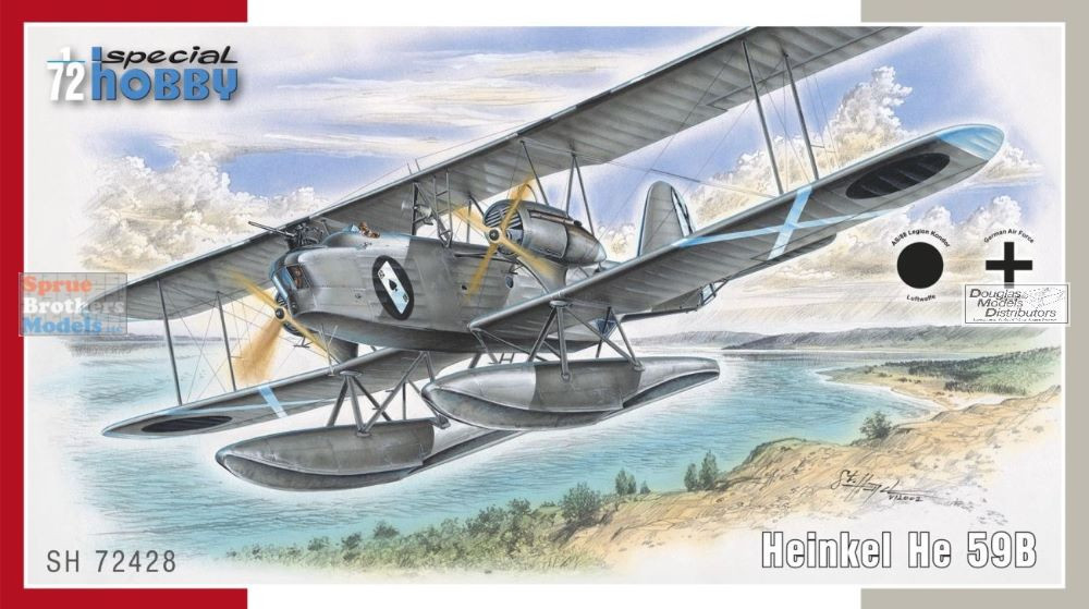 SPH72428 1:72 Special Hobby Heinkel He59B - Sprue Brothers Models LLC