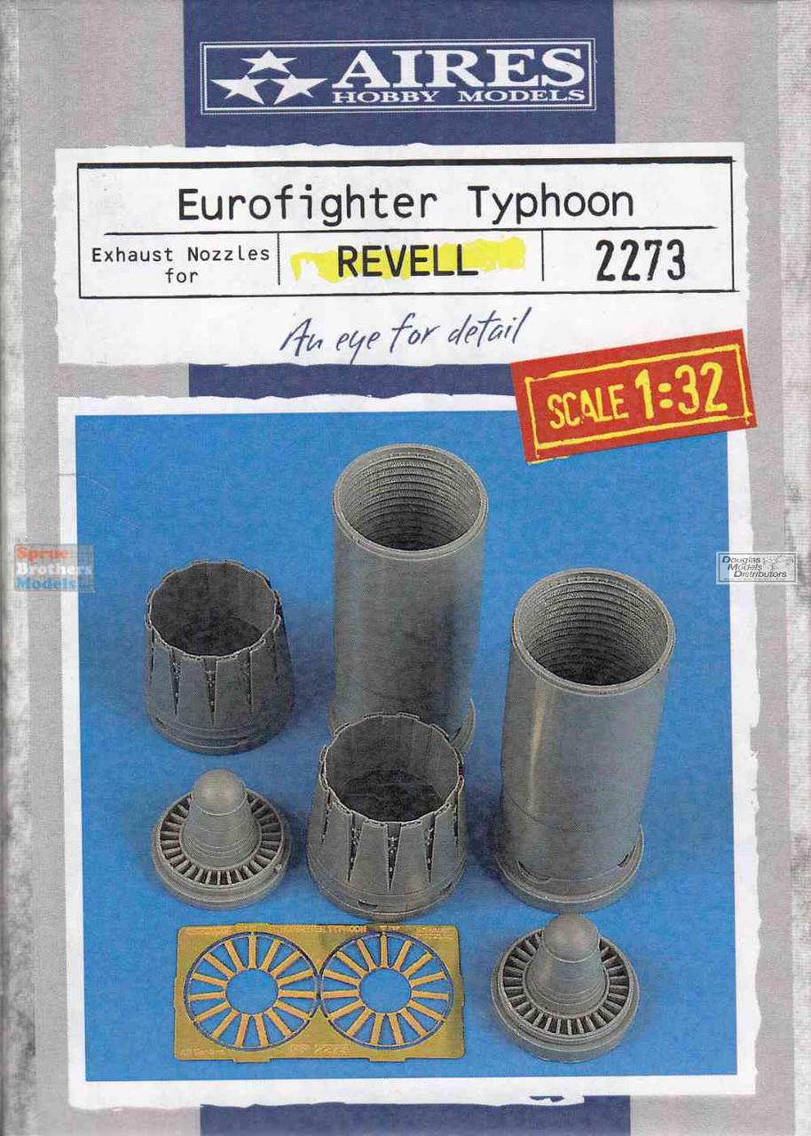 ARS2273 1:32 Aires Eurofighter Typhoon Exhaust Nozzles (TRP kit