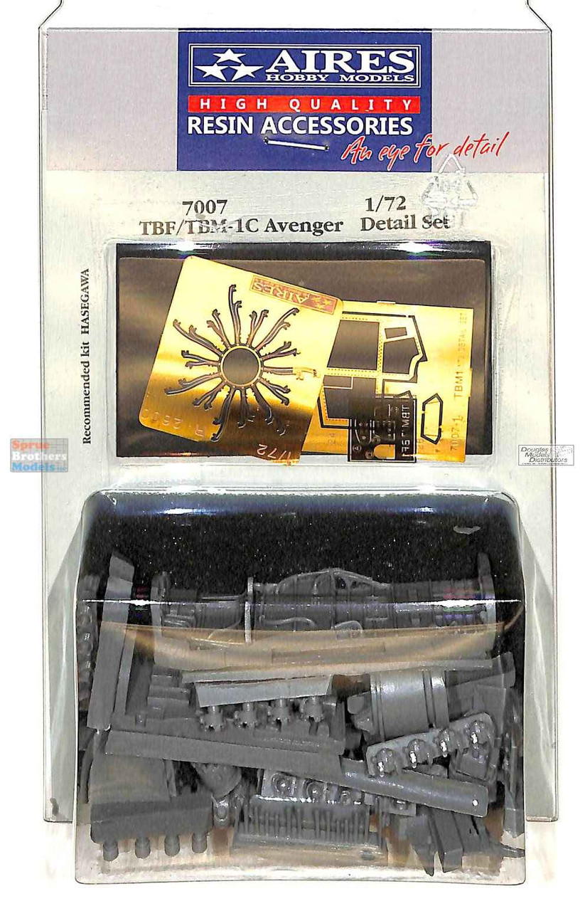 ARS7007 1:72 Aires TBF/TBM-1C Avenger Detail Set (HAS kit) - Sprue