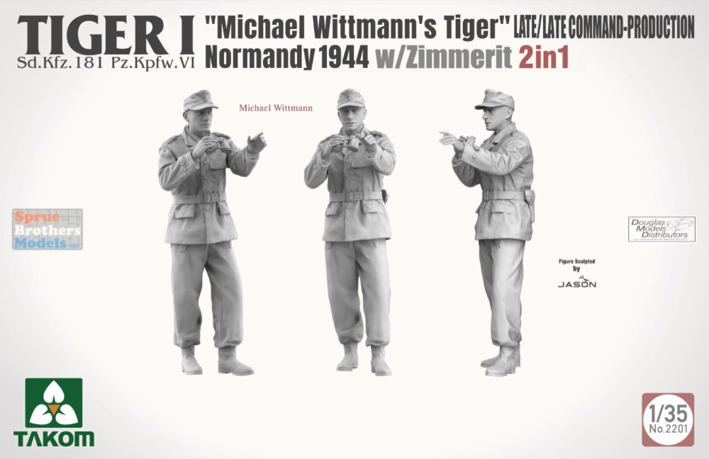 TAK02201 1:35 Takom Tiger I Late/Late Command-Production 'Michael