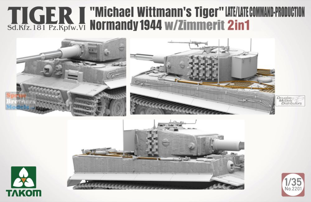 TAK02201 1:35 Takom Tiger I Late/Late Command-Production 'Michael