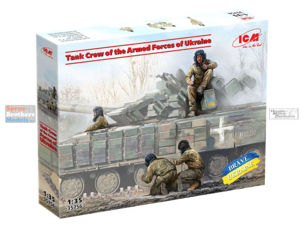 ICM35756 1:35 ICM Tank Crew of the Armed Forced of Ukraine Figure