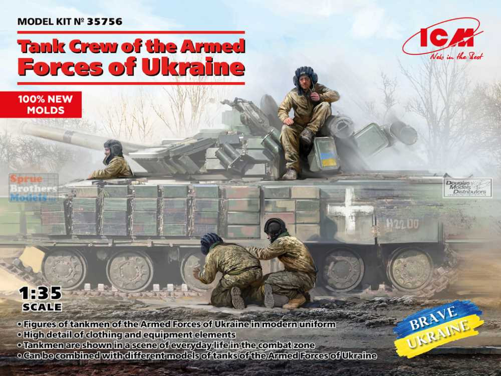 ICM35756 1:35 ICM Tank Crew of the Armed Forced of Ukraine Figure