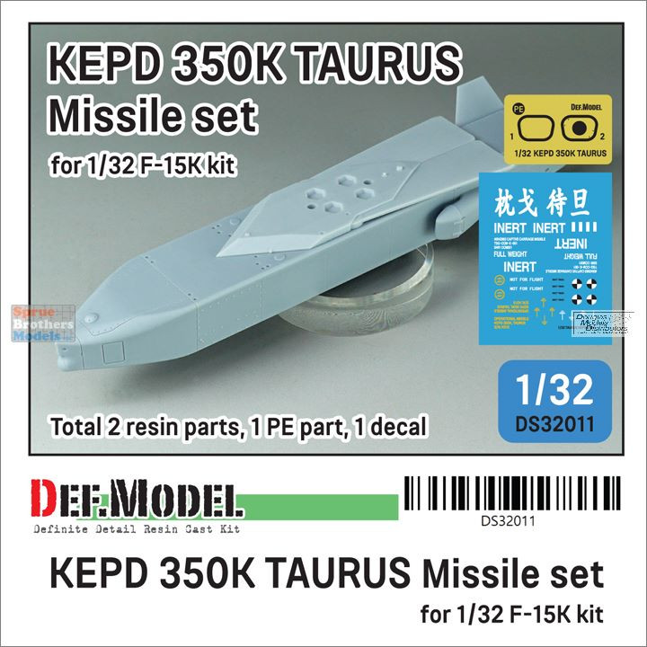 o986ステート・ミサイル・トループ DEFDS32011 1:32 DEF Model KEPD 350K Taurus Missile Set - Sprue