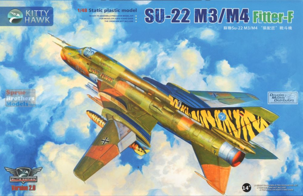 ZIMKH80146 1:48 Zimi Model Kitty Hawk Su-22M3/M4 Fitter-F - Sprue