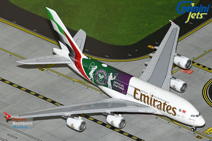 GEMGJ2283 1:400 Gemini Jets Emirates Airbus A380 Reg #A6-EOE