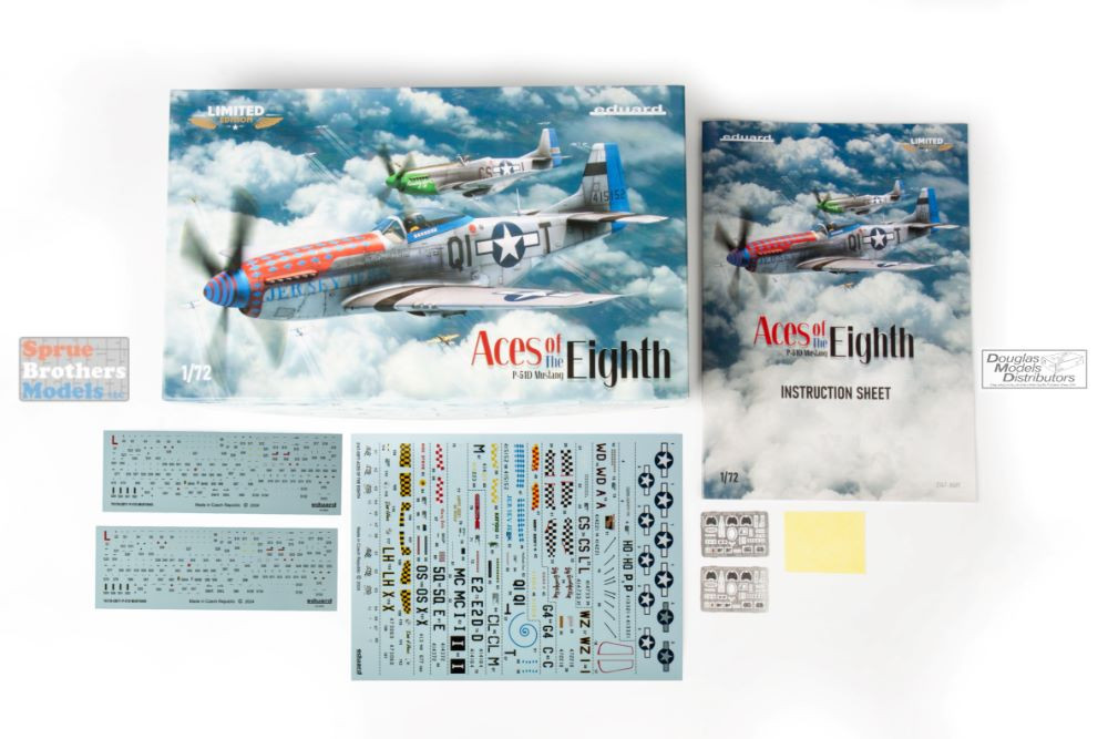 EDU02147 1:72 Eduard P-51D Mustang 'Aces of the Eighth' [Limited