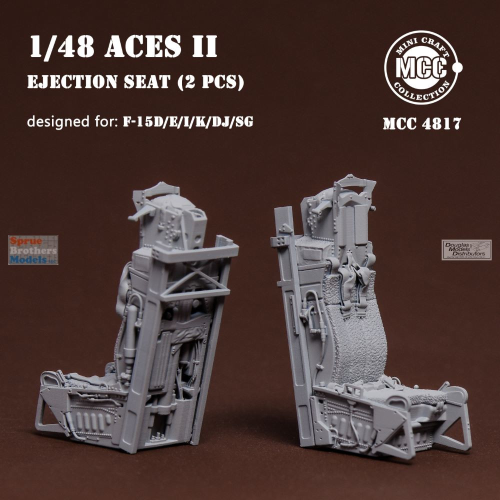 MCC48017 1:48 Mini Craft Collection Aces II Ejection Seat Set (for