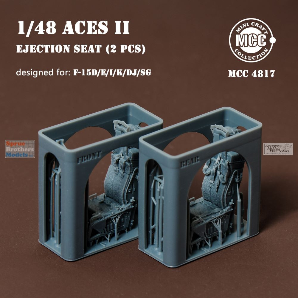 MCC48017 1:48 Mini Craft Collection Aces II Ejection Seat Set (for