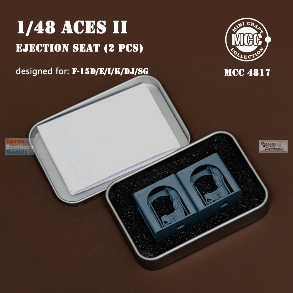 MCC48017 1:48 Mini Craft Collection Aces II Ejection Seat Set (for