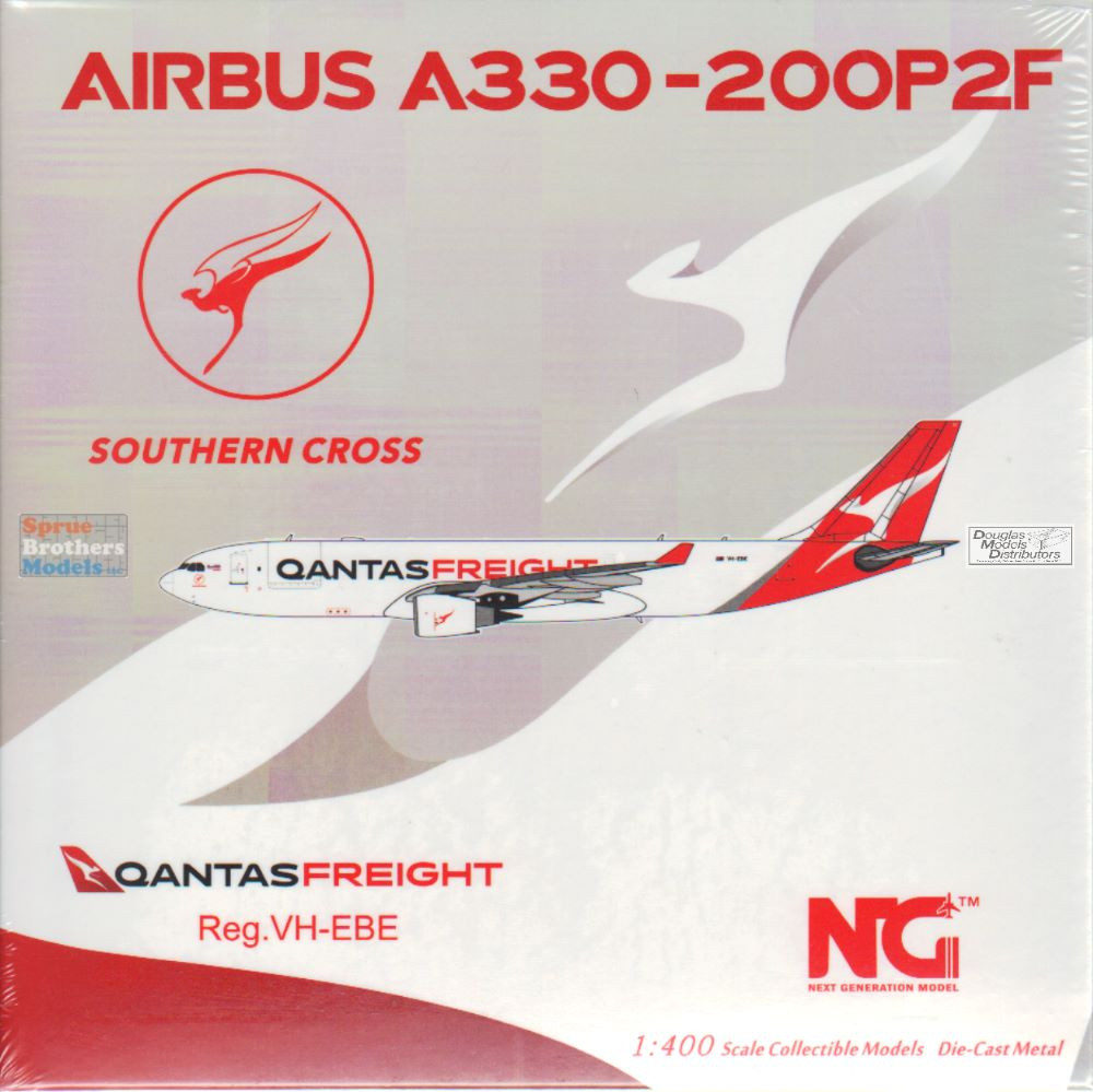 NGM61091 1:400 NG Model Qantas Freight Airbus A330-200P2F Reg #VH