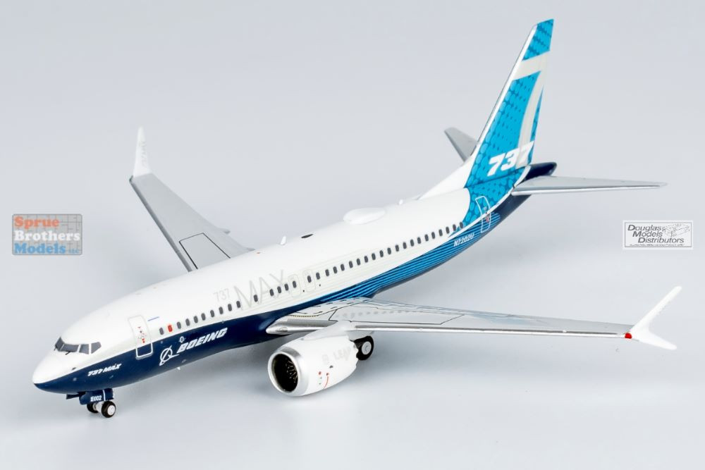 NGM87005 1:400 NG Model Boeing Company B737 Max7 Reg #N7202U (pre