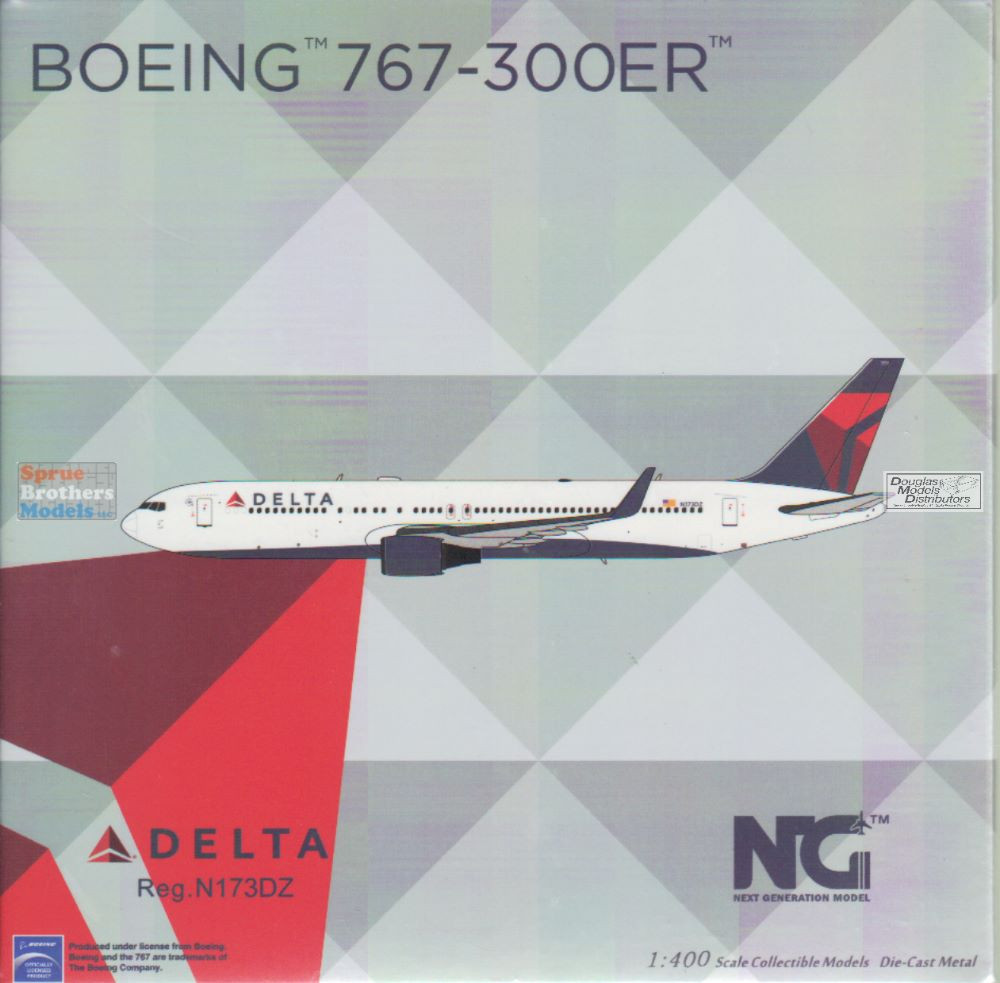 NGM17002 1:400 NG Model Delta Airlines B767-300ER Reg #N173DZ (pre