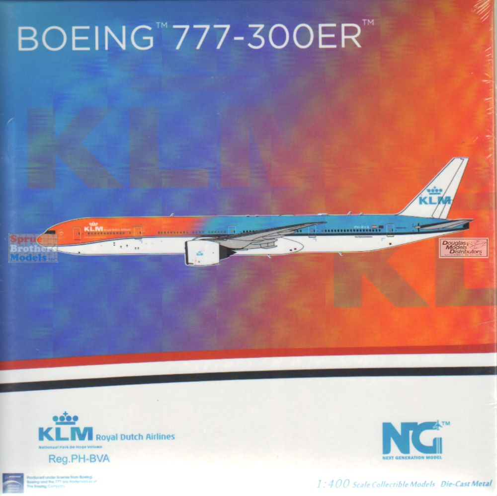 NGM73041 1:400 NG Model KLM B777-300ER Reg #PH-BVA (pre-painted