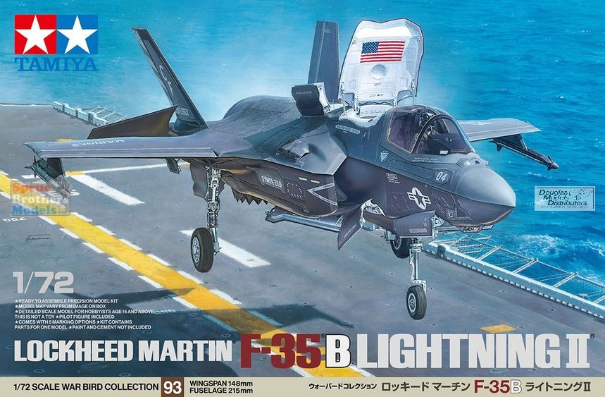 TAM60793 1:72 Tamiya F-35B Lightning II - Sprue Brothers Models LLC