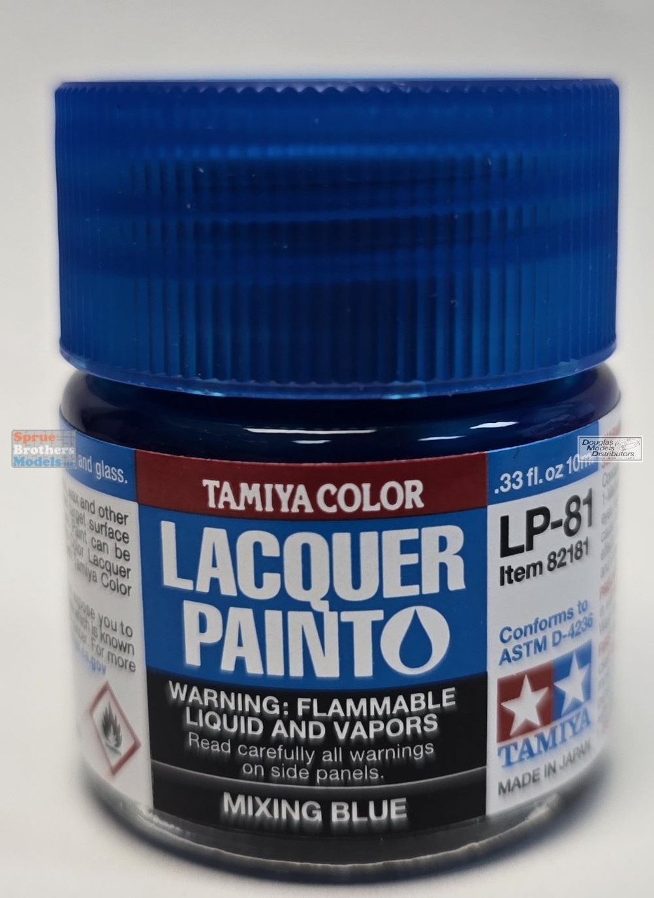 TAM82181 Tamiya Lacquer Paint LP-81 Mixing Blue 10ml (1/3 fl oz