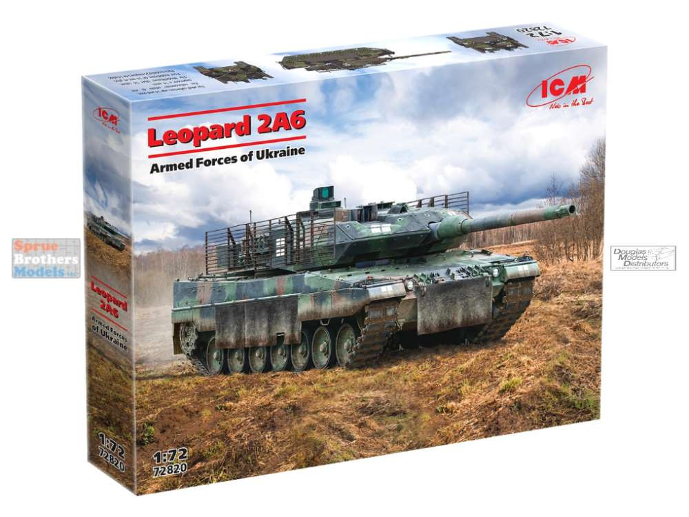 ICM72820 1:72 ICM Leopard 2A6 Armed Forces of Ukraine - Sprue