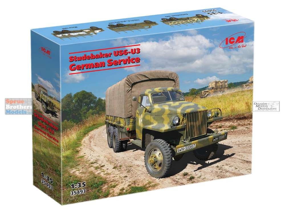 ICM35493 1:35 ICM Studebaker US6-U3 German Service - Sprue