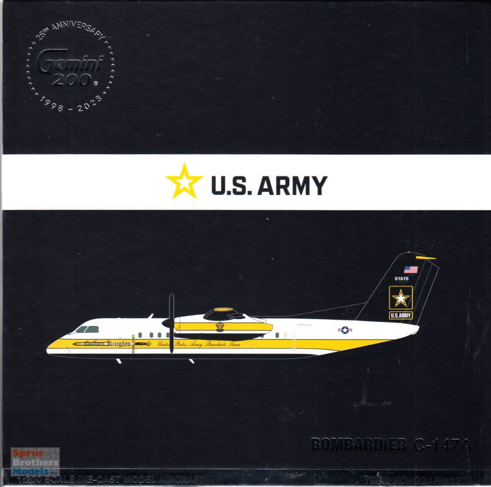 GEMG21271 1:200 Gemini Jets Bombardier US Army C-147A (Dash 8-300
