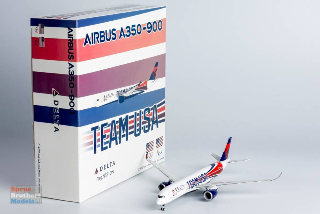 DELTA A350-900 TEAM USA デルタ航空 オリンピック NG NG Models Delta Airlines Airbus A350-900 