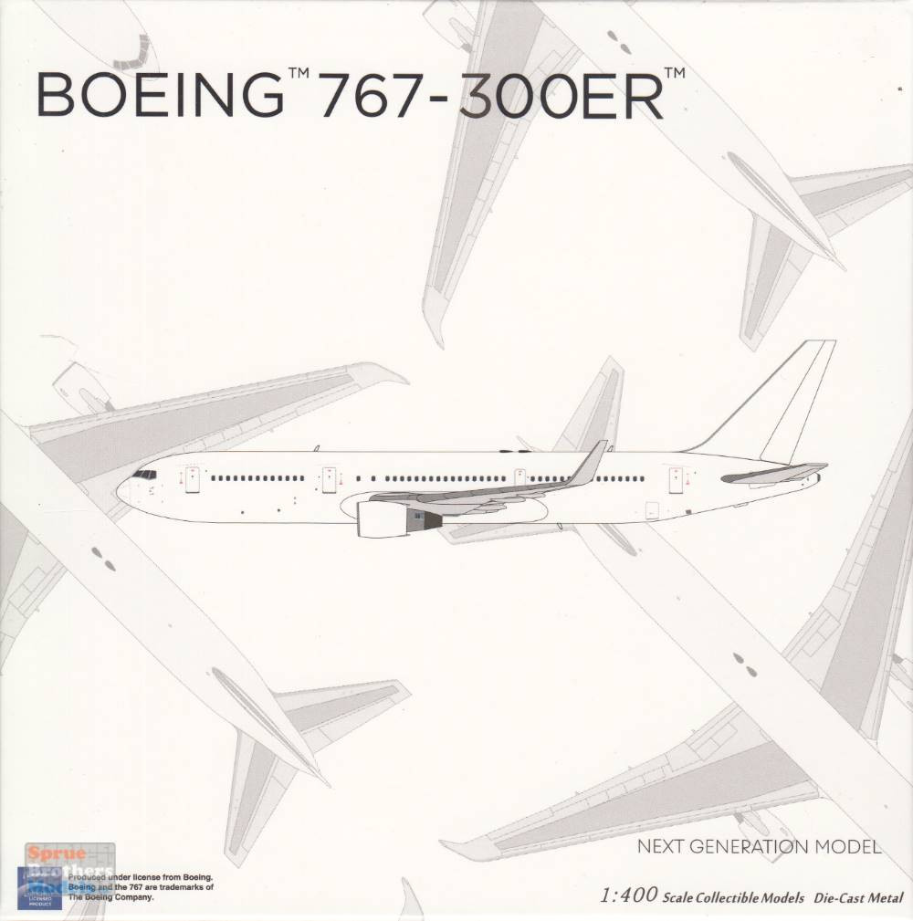NGM17005 1:400 NG Model Blank B767-300ER with PW4000 Engines (pre