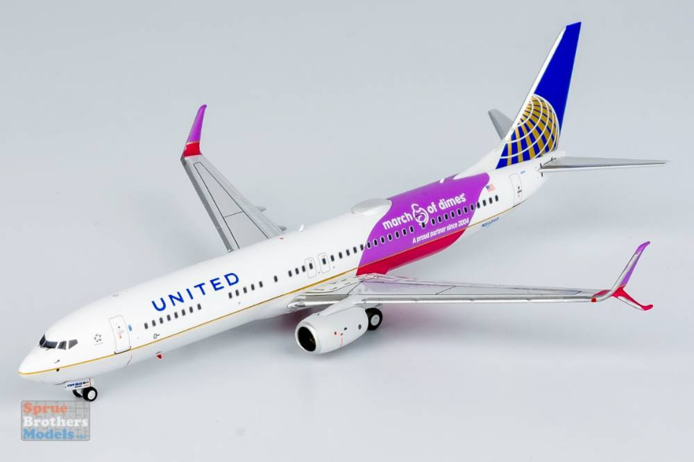 NGM79013 1:400 NG Model United Airlines B737-900ER Reg #N66848