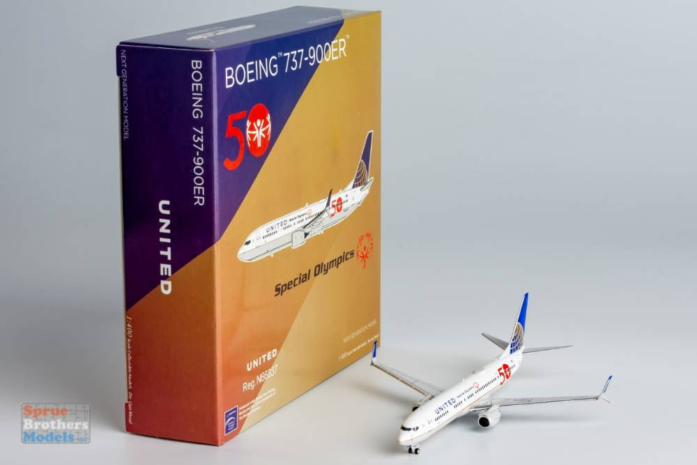 NGM79015 1:400 NG Model United Airlines B737-900ER Reg #N66837