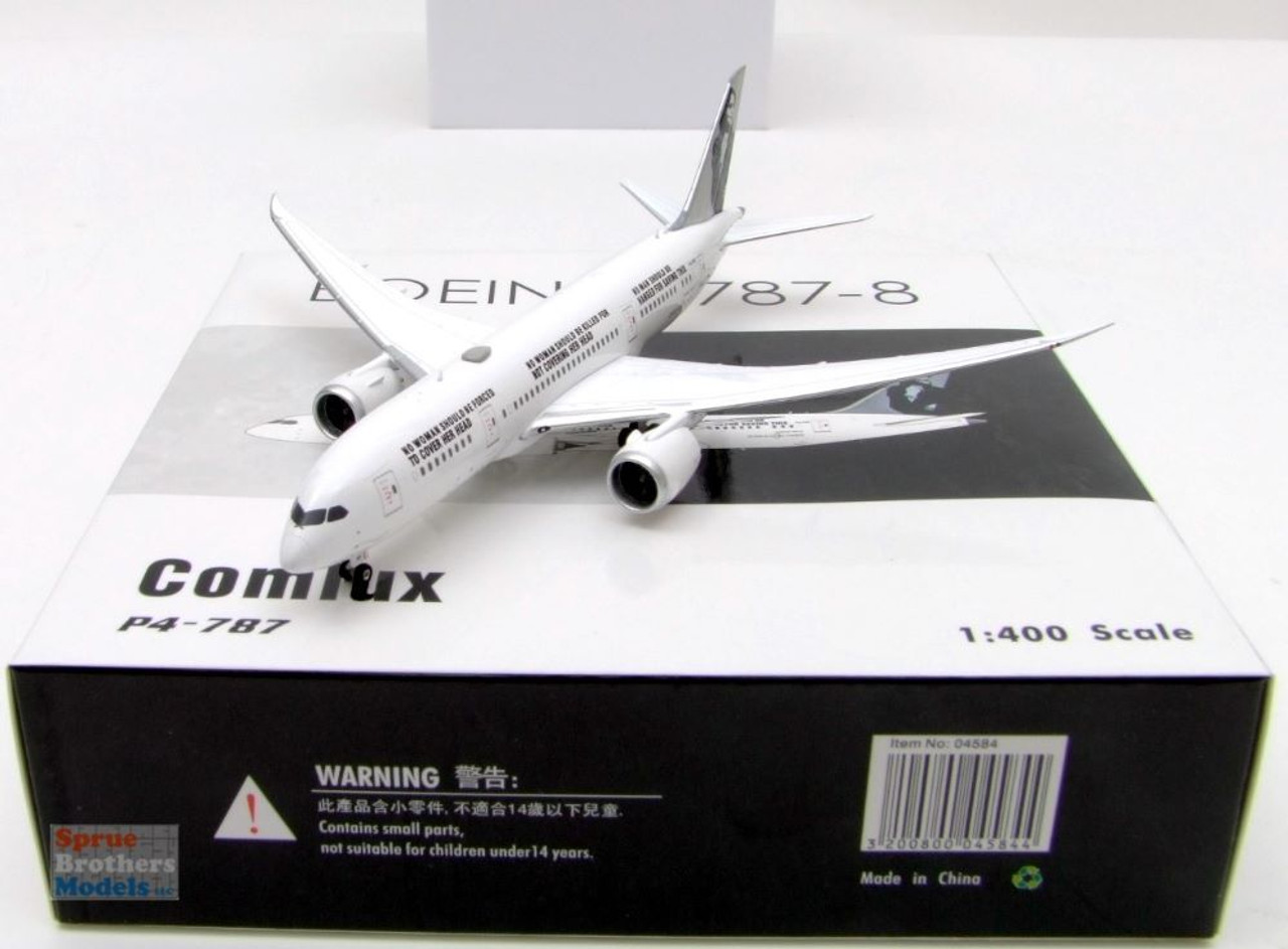 PHX04584 1:400 Phoenix Model Comlux B787-8 Reg #P4-787 (pre